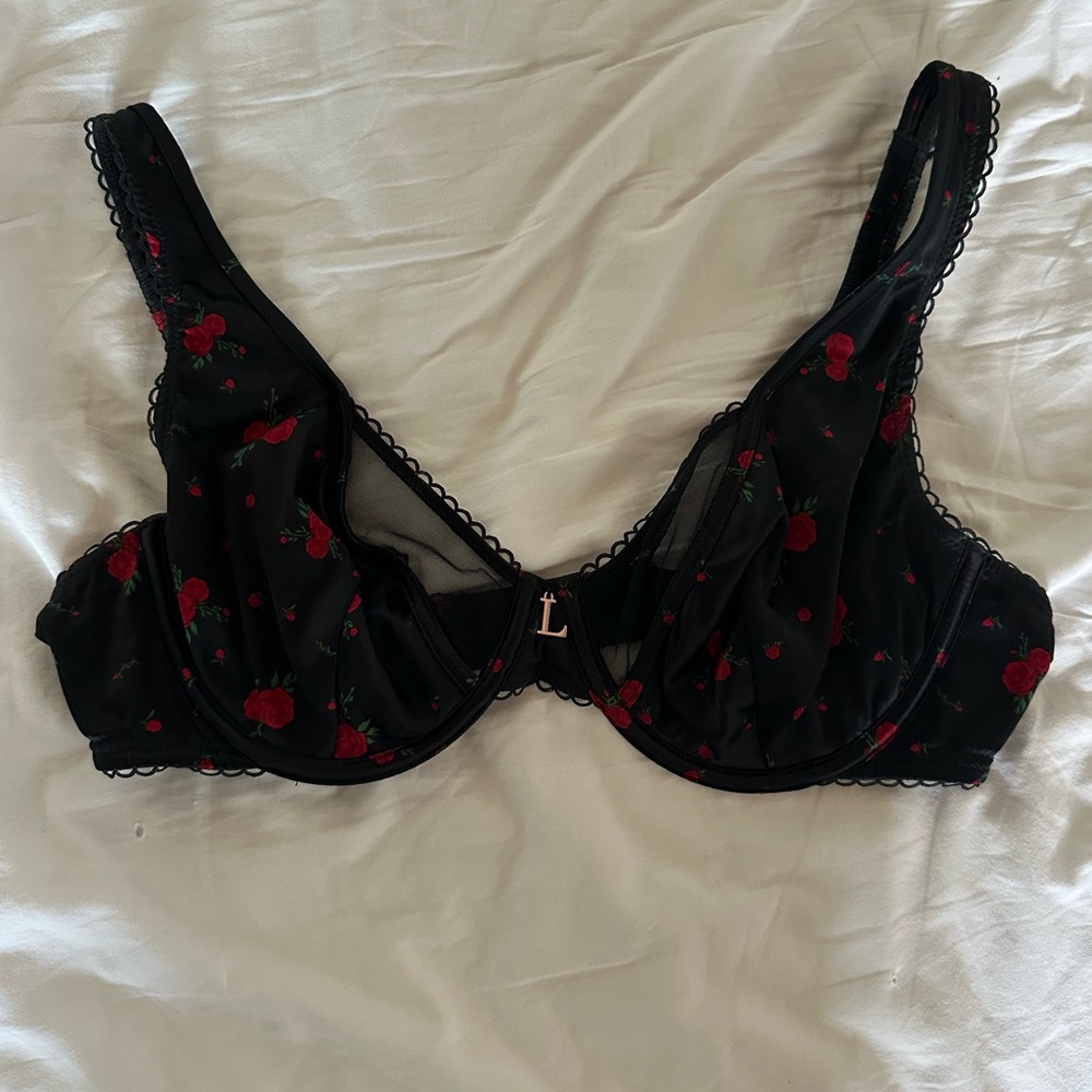 Lounge Underwear Rose Balcony Bra | Size 34D